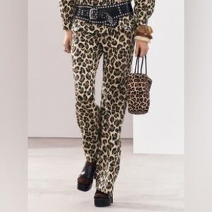 Leopard Print Women's Pants / ZW COLLECTION ANIMAL PRINT PANTS